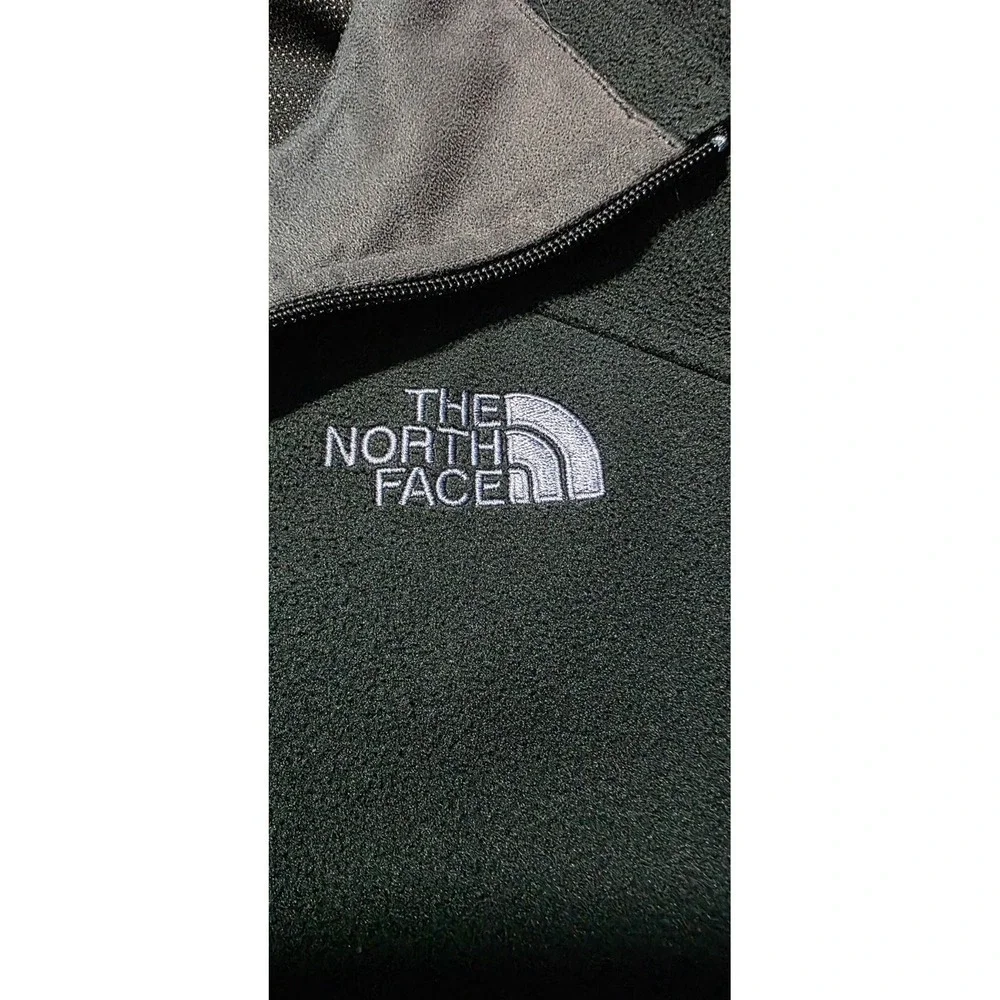 The North Face WindWall Fleece Jacket Mens XL Black Full Zip Windproof Coat Hike